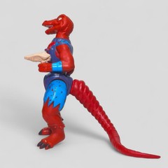 DINOSAUCERS GENGHIS REX 🇧🇷 GLASSLITE BRAZIL VINTAGE FIGURE REPRO TAIL 3D GUN