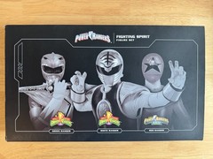 Power Rangers Fighting Spirit Set NYCC Exclusive Green/White/Red NIB
