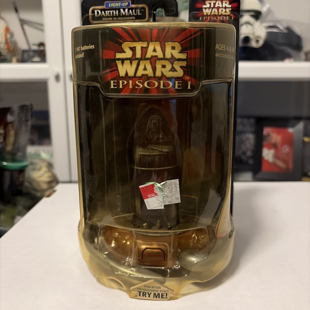 Star Wars Episode 1 Darth Maul Light up Figure As Holograph NIB