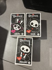 Skelanimals Set Vinyl Figures Chungkee, Diego And Marcy