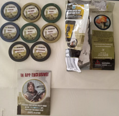 buLLS i tOy; AMC The Walking Dead Tokenz (7) **NO GLEN**