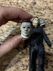 MISSING HANDS NECA Halloween Michael Myers Action Figure Movie Loose- Extra Head