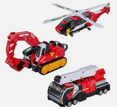 Metal Cardbot S FLAMENOVA Flame Nova Red Fire Truck Cars Transforming Robot 2025