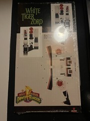 Power Rangers White Tigerzord Origami Signed By Jason David Frank JDF Sealed