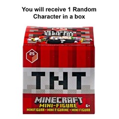 Minecraft TNT Series 25 Mini Figure Mystery Blind Box Factory Sealed (1) FXT80