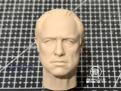 1/6 Godfather Marlon Brando Head Sculpt Model For 12″ Male Figure Body Toys