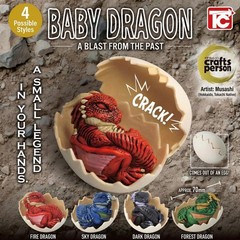 Toy Cabin Red Blue Green BLK Baby Dragon Egg Blind Box Gashapon 1 Random Figure