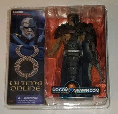 Lot Of 2 Todd McFarlane Ultima Online Black Thorn & Captain Dash Action Figures^