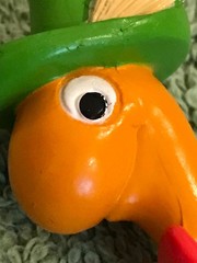 Vaulted 2011 Richard Scarry 2.5” LOWLY WORM PVC Action Figure, Excellent, Clean