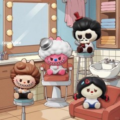Pop Bean Hair Salon Series Blind Box Confirmed Mini Figure Toy Gift Authentic