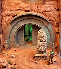 Dok-Ondar’s Den of Antiquities Entrance Diorama 1:12 Scale or 1:18 Scale