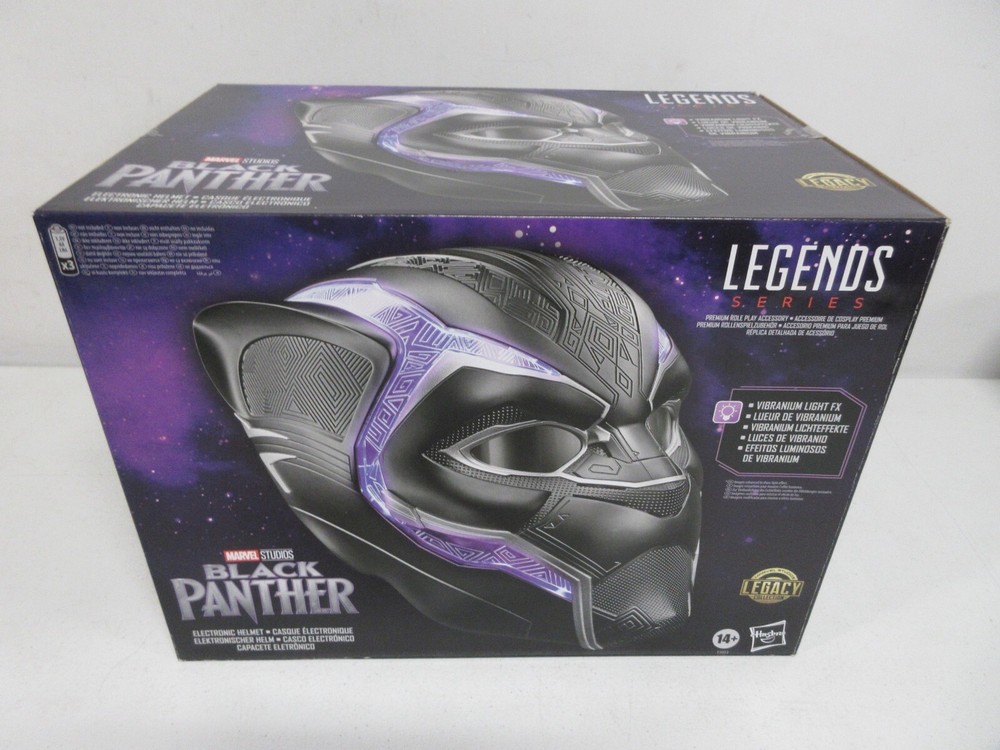 Marvel Legends Series Black Panther Premium Electronic Helmet New Cosplay