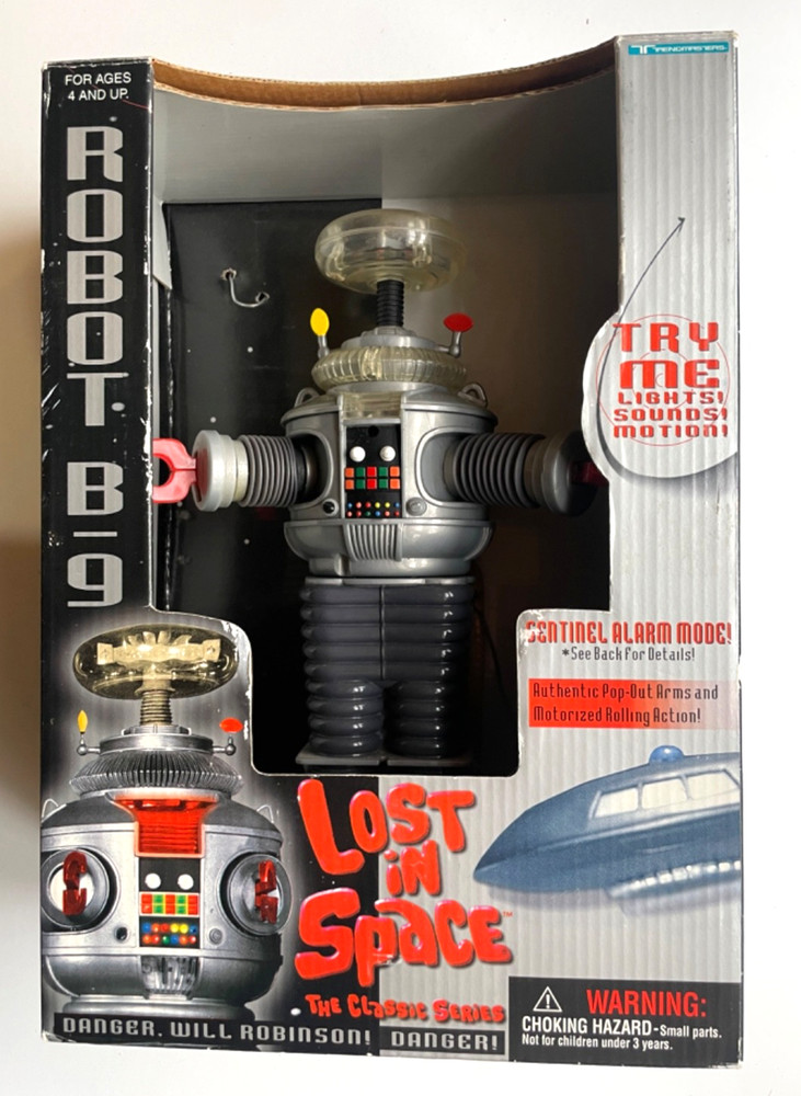 1997 Trendmasters Lost In Space B-9 Robot Working with original box