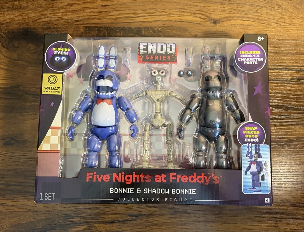 Jazwares FNAF Endo-01 (classic Bonnie And Shadow Bonnie) Vault Exclusive