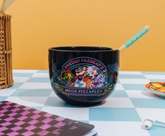 Five Nights At Freddy’s Mega Pizzaplex 20-Ounce Ramen Bowl and Chopstick Set