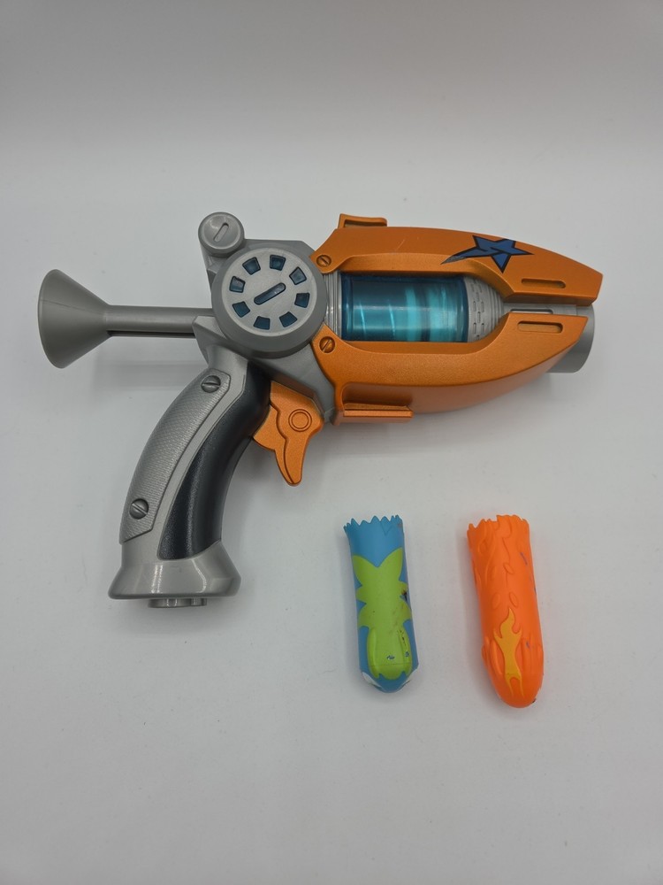 Slugterra Eli’s Entry Blaster Defender Mark 1 Orange Gray Toy Cosplay Gun Slug