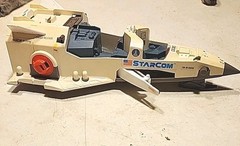 💥 1986 Coleco Starcom STARMAX BOMBER Vehicle Spaceship Not Complete PARTS Loose