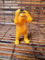 SCOOBY DOO 10,000 VOLT GHOST MONSTER ACTION FIGURE ORANGE YOGA MONSTER 5 inches
