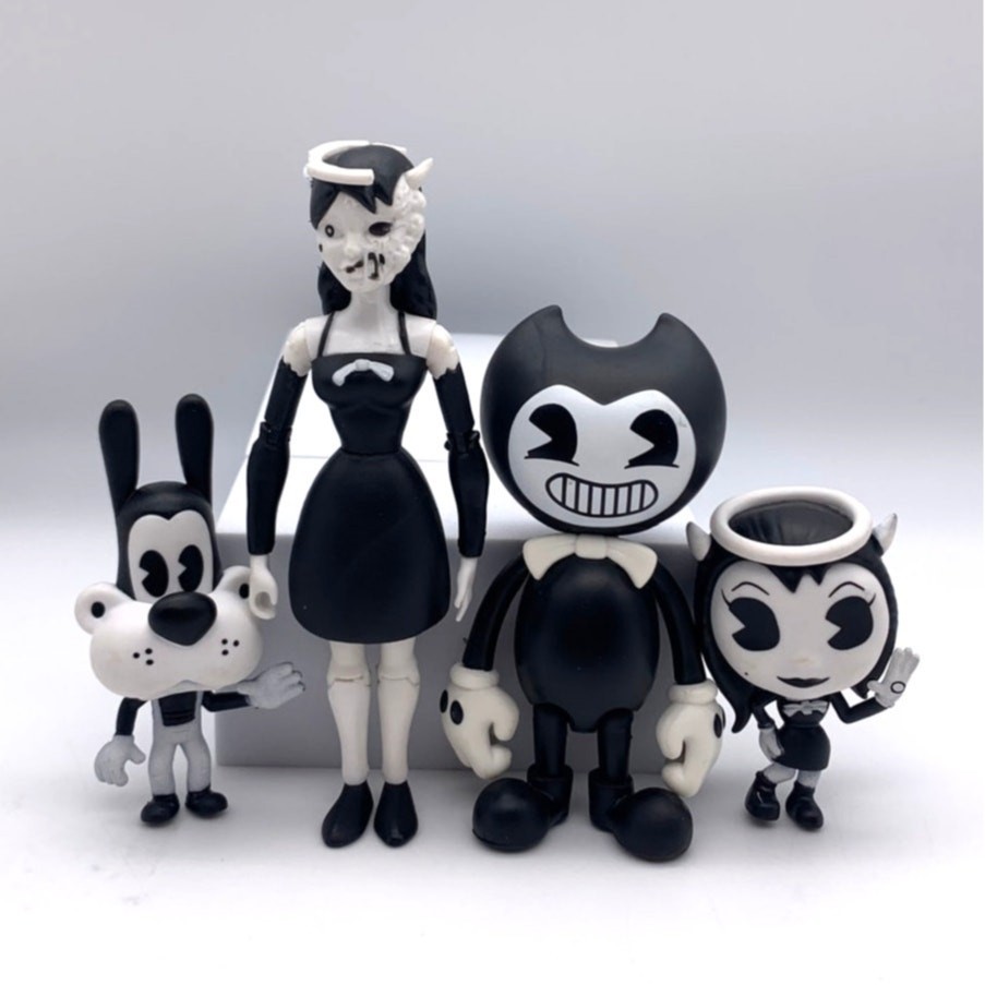 Bendy And The Ink Machine Boris The Dog Alice Angel Figures Meatly Games Horror