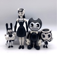 Bendy And The Ink Machine Boris The Dog Alice Angel Figures Meatly Games Horror