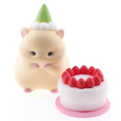Japanese Blind Box Capsule Cute Animal Birthday Cake Food Gashapon Toy Figure