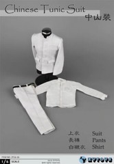ZYTOYS ZY16-16 1/6 White Suit Pants Clothing Set for 12 ” Male HT Figure Body