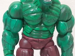 ToyBiz Gamma Punch Hulk 2004 Fully Jointed Marvel Action Figure Green Purple
