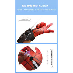 Spider Web Shooter 8ft USB Real Web Slinger and Launcher Toy for Superhero Fans