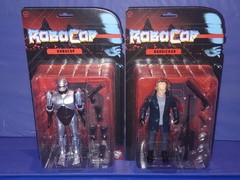 ROBOCOP & CLARENCE BODDICKER 6 3/4 DELUXE INCH FIGURES TRICK OR TREAT STUDIOS