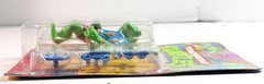 Pristine 1989 TMNT Genghis Frog MOC Playmates Unpunched Flat Card (Mint/NM)