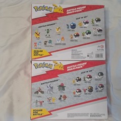 New Jazwares Pokemon Battle Ready 6-Figure Multi-Pack Set Lot Of 2 Boxed