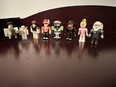 R0BL0X Toys Action Figures Lot Of 8 Rare Figures mixed lot
