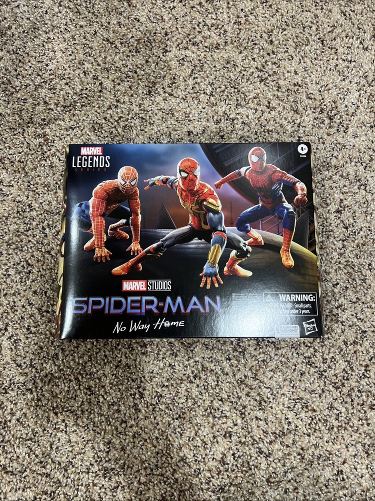 Marvel Legends No Way Home Spiderman 3 pack Action Figures – NEW!! Unopened