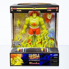 Jada Toys Exclusive Street Fighter II Blanka Glow-in-the-Dark Figure In Stock