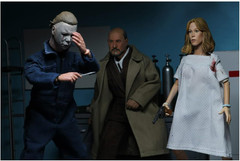 Halloween 2 Action Figure 2 Pack – Dr. Loomis & Laurie Strode 8″ Clothed