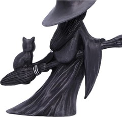 Nemesis Now Little Souls – Beam Figurine 12.7cm, Resin, Black, Witch Ghost on Br