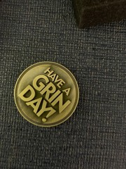 Ron English Zinc Alloy Coin Popaganda – Have a Grin Day