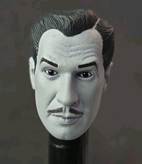 NECA custom fodder Black & White Vincent Price Figure HEAD 3 Accessory