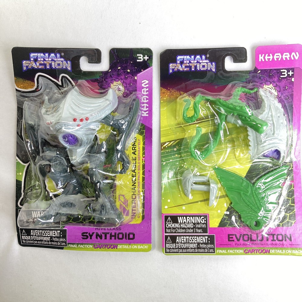 Final Faction Khan Hive Class Synthoid and Evolution Weapons Pack Lot of 2