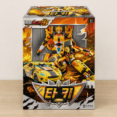 Metal Cardbot W Tachy Transforming Robot Cheetah Sports Car Official Korea Toy