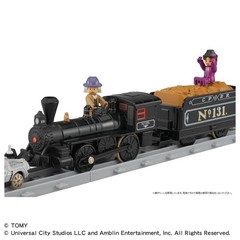 Plarail Back to the Future Part 3 Steam Locomotive No.131 & Time Machine Takara