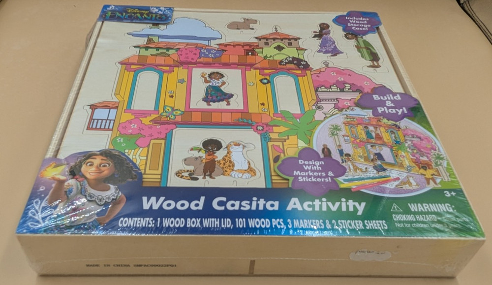 Disney’s Encanto: Wood Casita Activity Set Building & Decorating Set New Sealed