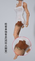 1:18 Dress Stockings Holster Clothing For 3.75inch Female PVC Action Figure Body