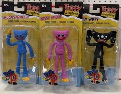 🔥 NEW in box McFarlane Toys Poppy Playtime Bendable 4.5″ figure set of 3 🔥