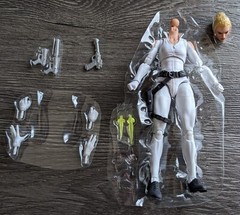 Marvel Legends SHARON CARTER FIGURE (w/ Alt Head Only) (Shield Agent 3 Pack
