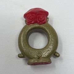 Shopkins ROXY RING Gold Red Toy Figure with Shopping Bag