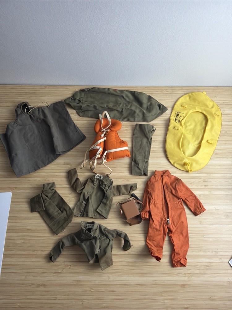 Vintage 1960s Hasbro GI Joe Lot Of Officially Branded Clothes And Accessories
