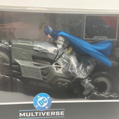 McFarlane DC Multiverse Batman and Batcycle The Flash Movie 7 Inch Figure Set