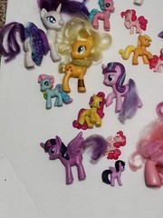 My Little Pony Lot Of 33 Various Size Ponies Plus Many Accessories