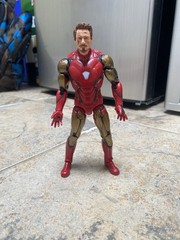 Marvel Legends 6″ Infinity Saga Thanos 2-Pack Iron Man Mark LXXXV Incomplete
